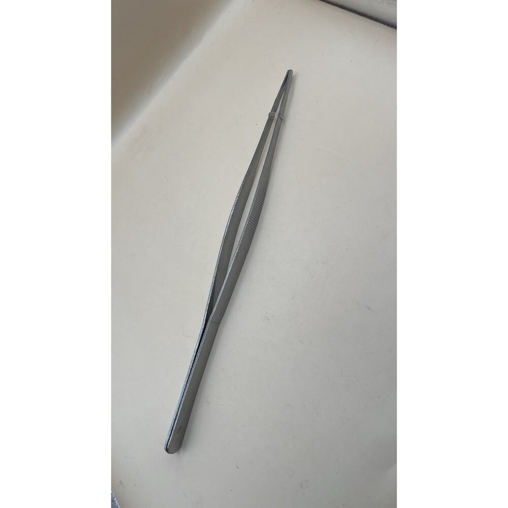 Long Metal Reptile Feeding Tongs Aquarium Plant Tweezers Terrarium Tool